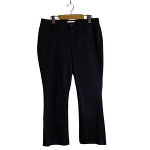 Laura Ashley Women's Black Straight Leg Jeans